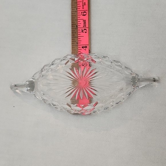 Vintage Fostoria American Relish Tray with Butter Dish - Picture 8 of 16